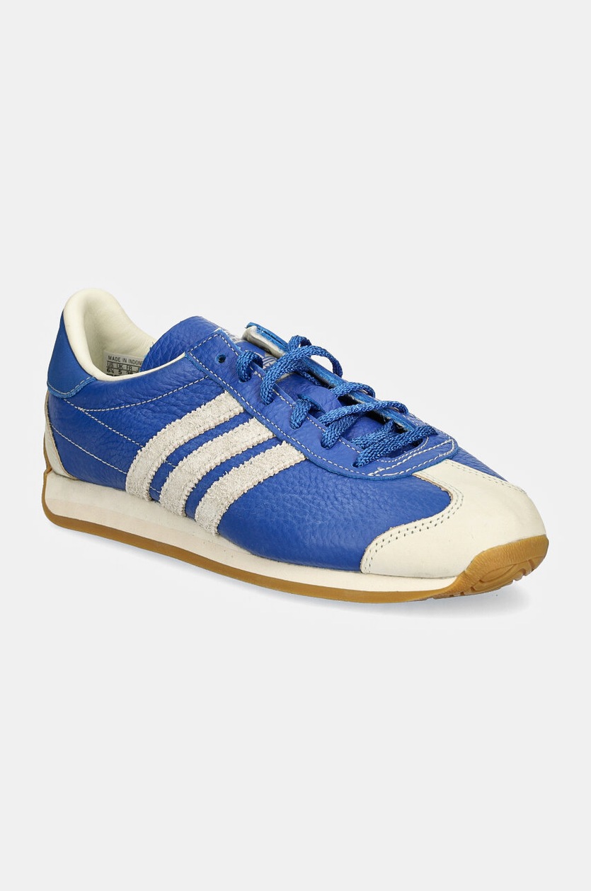 【Adidas】韓国人気◆COUNTRY OG W [JI1345] ブルー レザー adidas Originals leather sneakers Country OG W PRM EU
