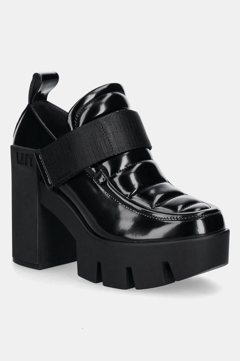 Koi Footwear czółenka GURREN BLACK STRAPPY PLATFORM HEELS