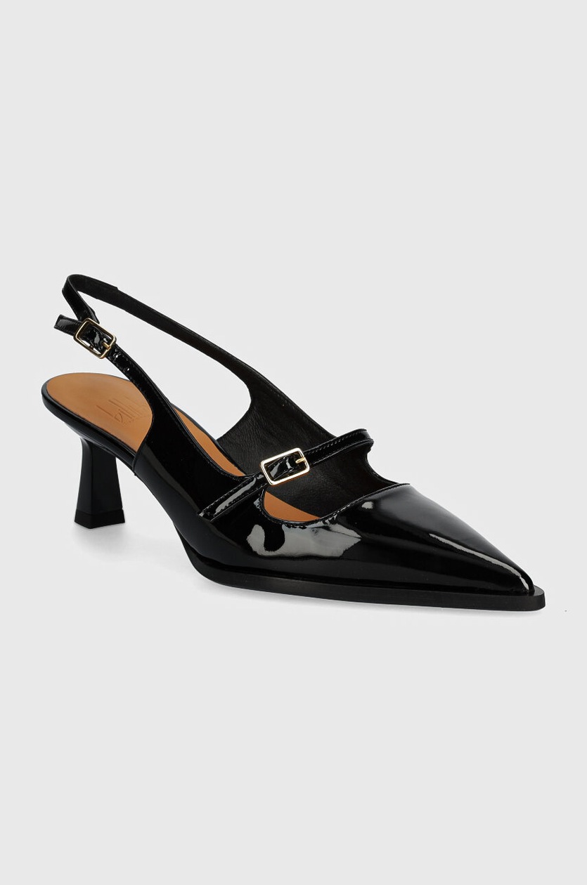 Billi Bi stilettos de piele culoarea negru, A5629 | ANSWEAR.ro