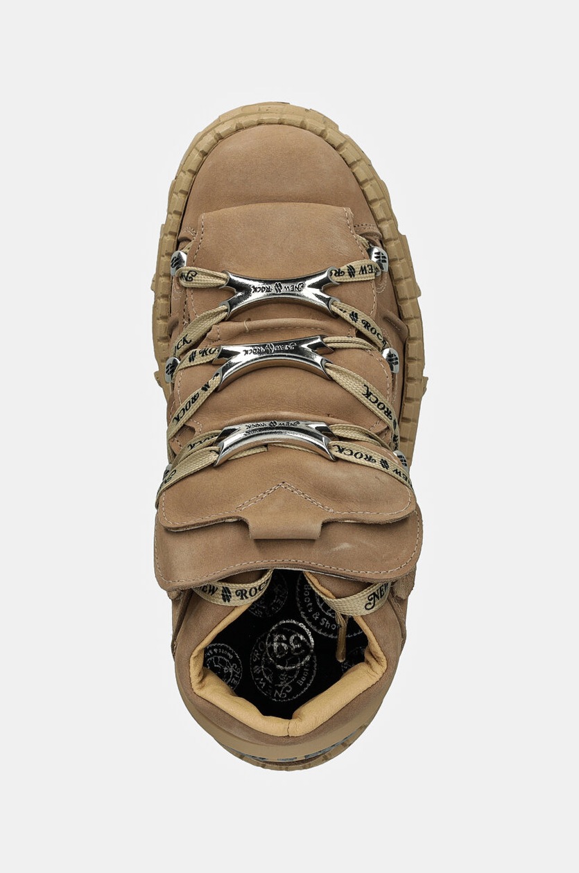 New Rock nubuck sneakers SOFTY SAFARI TANK CASCO CUERDA PRM EU