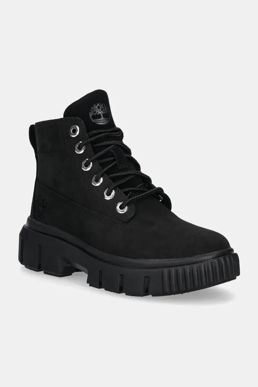 Black suede timberland boots womens online