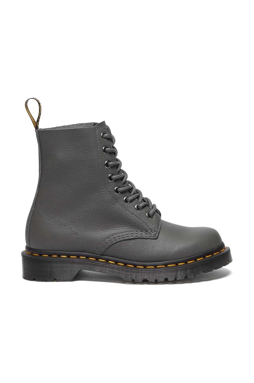 Rick Owens suede biker boots Fur Boots x Dr. Martens women's