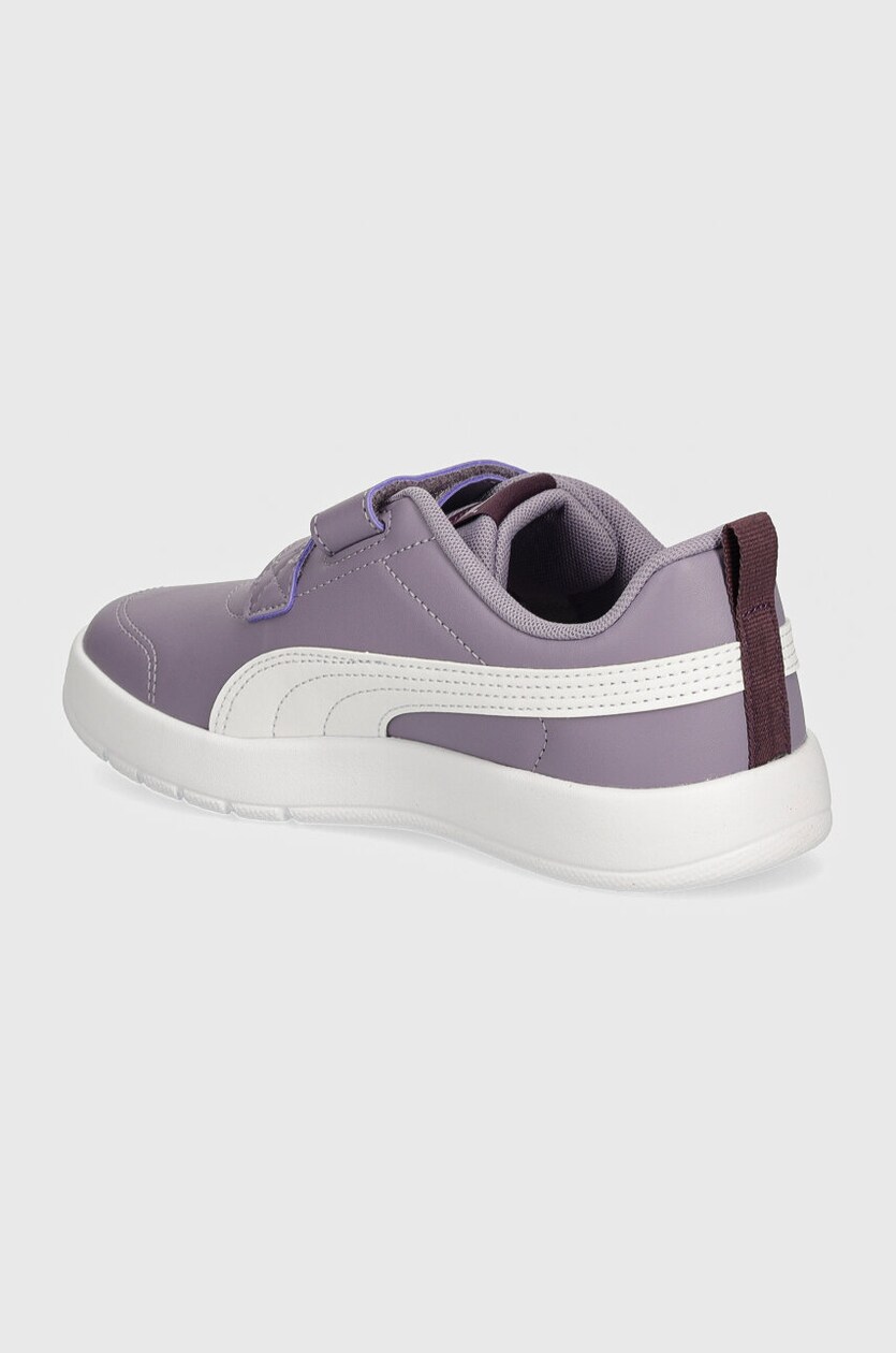 Puma sneakersy dziecięce Courtflex V3 kolor fioletowy 397642 Puma sneakersy dziecięce Courtflex V3 kolor fioletowy 397642