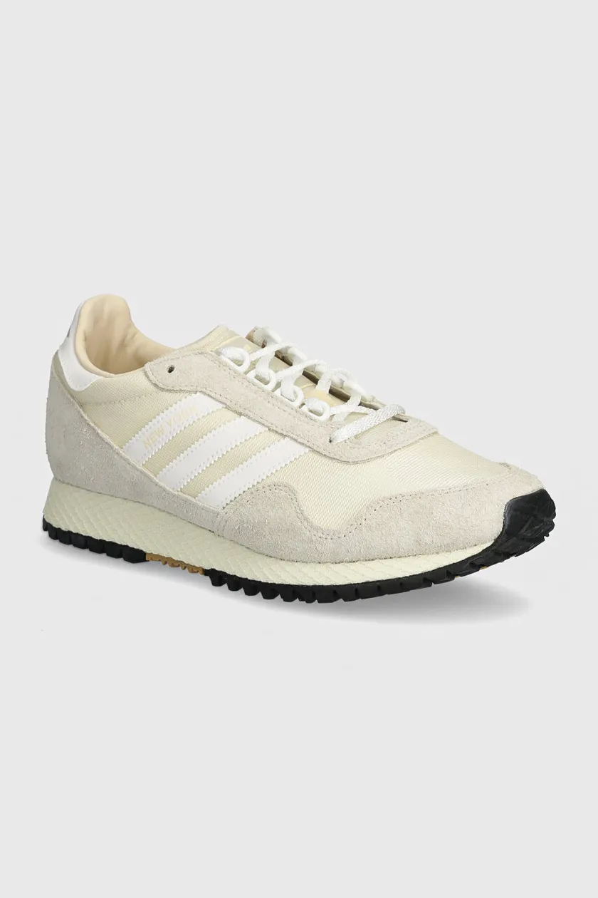 adidas Originals leather sneakers Forum 84 Hi beige color IG0053 at PRM US