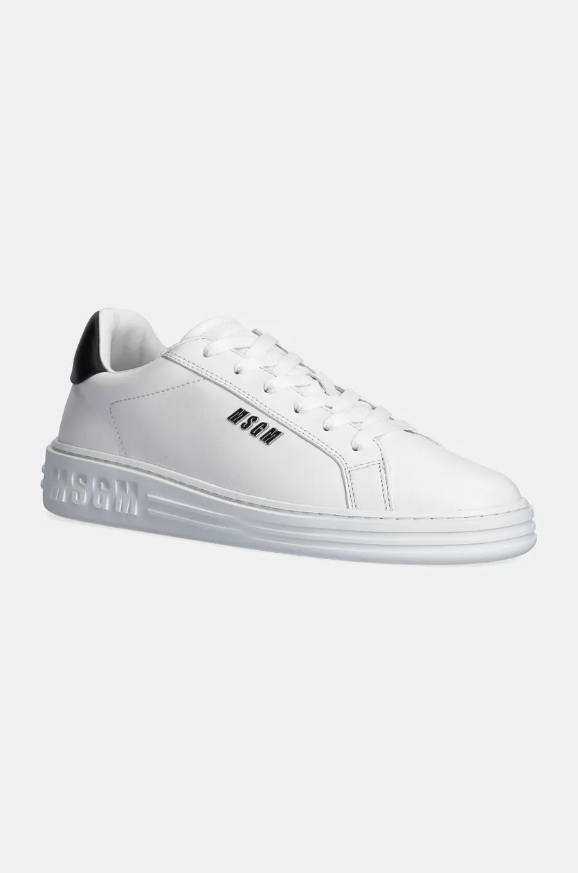 MSGM sneakers din piele culoarea alb, 3740MS506 787 | ANSWEAR.ro