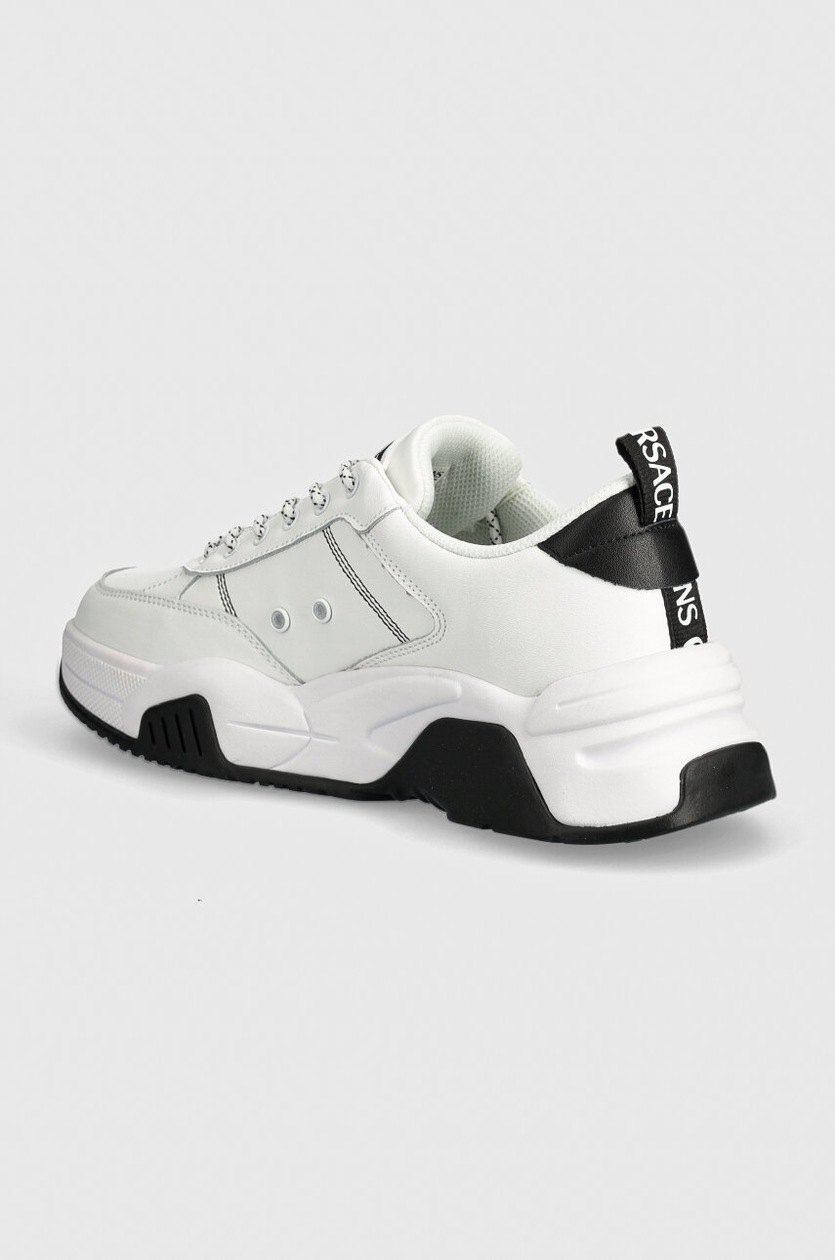 スニーカー VERSACE JEANS COUTURE Men Sneakers White 77YA3SF1ZP326 003 Versace Jeans Couture sneakersy skórzane Stargaze kolor