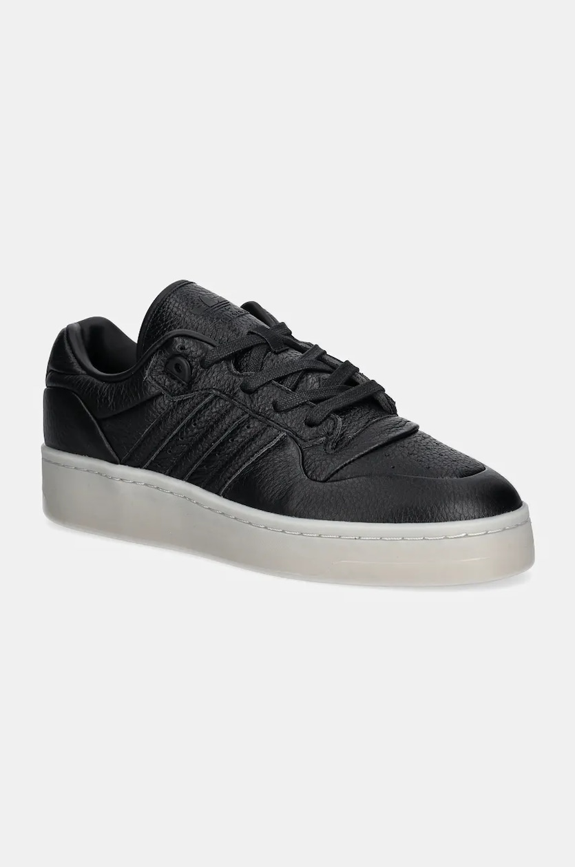 adidas Originals leather sneakers Rivalry Lux Low black color ID3950 at PRM US