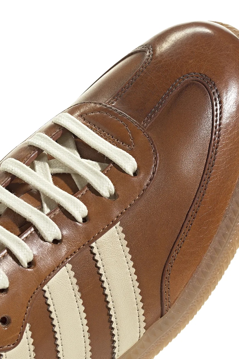 adidas Originals leather sneakers Samba OG Mii brown color IE9121 at PRM US