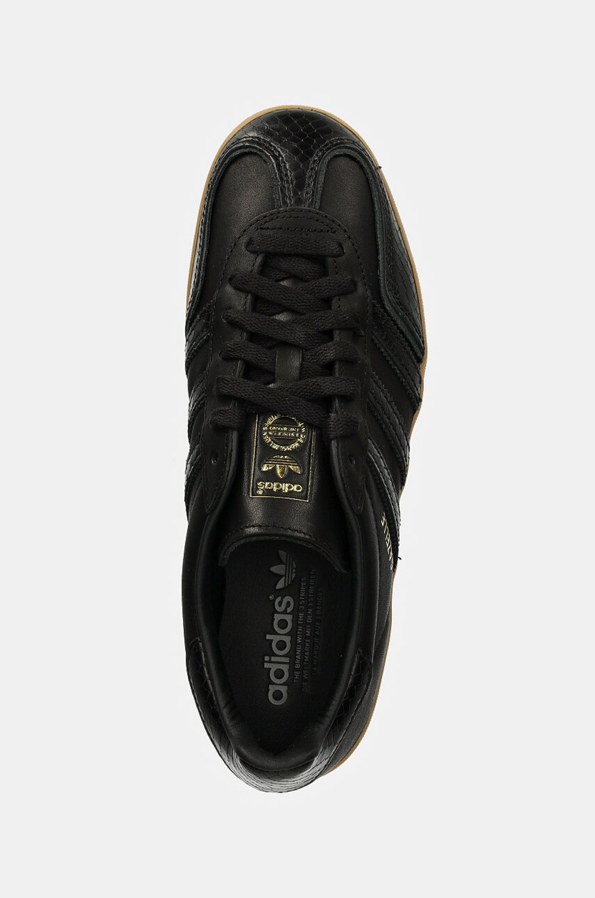 Adidas Gazelle Indoor Black Core/Gum Snakeskin Pack Men’s Shoes Size 9 IF1978 adidas Gazelle Indoor Core Black Snakeskin IF1978 at PRM US main image 3