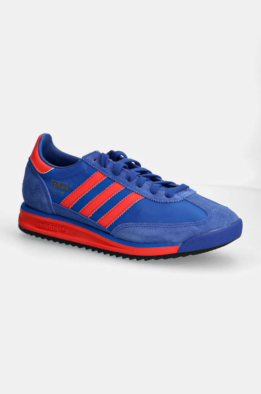 adidas jeans trainers blue and red