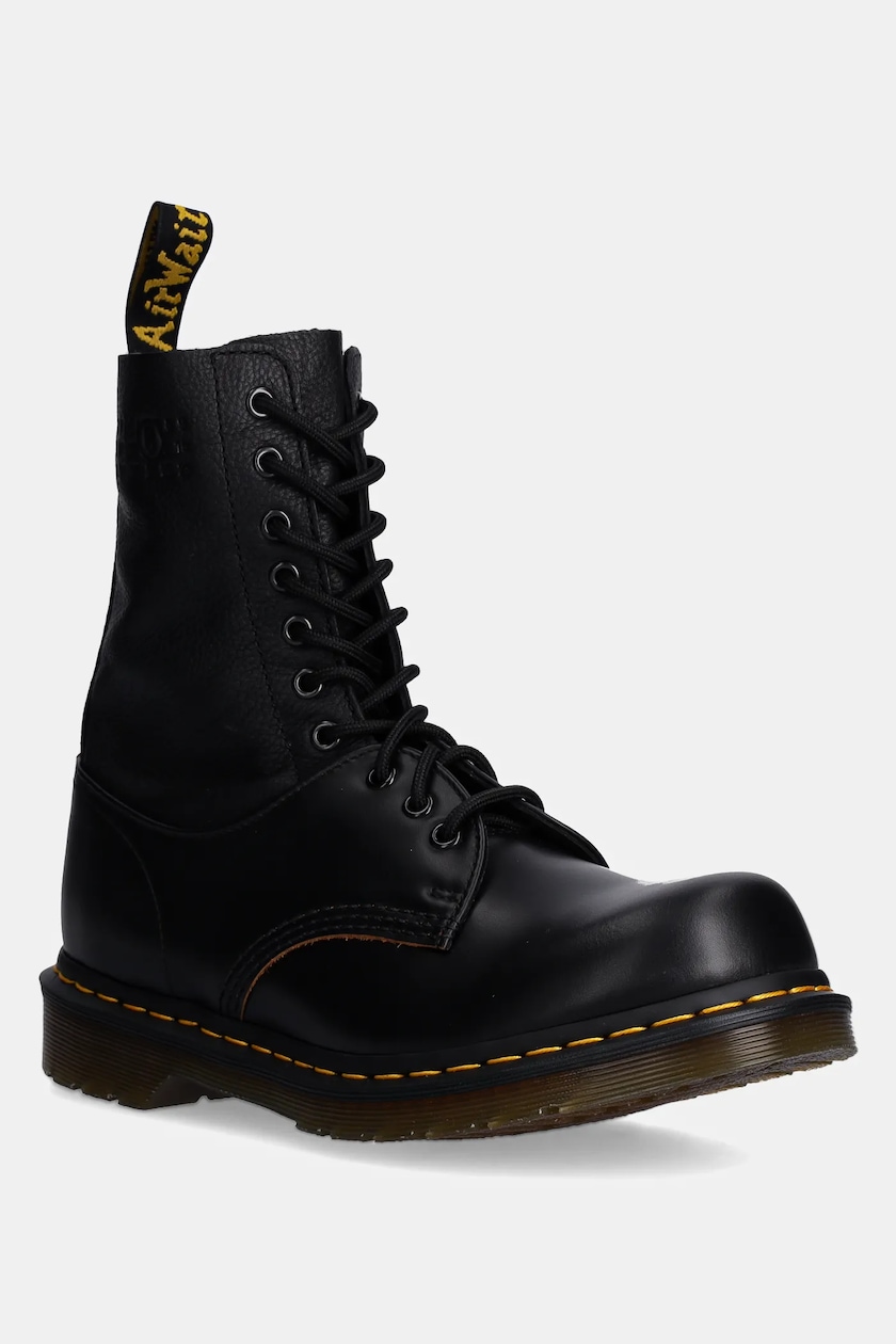 MM6 Maison Margiela leather biker boots black color SH3WU0009