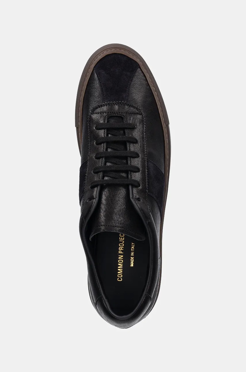 Common Projects leather sneakers Tennis Trainer black color 2438 at PRM US
