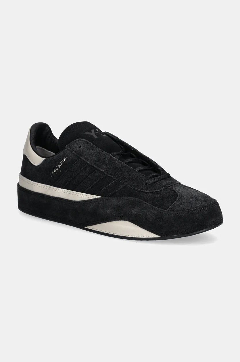Y-3 suede sneakers Gazelle black color JH8925 at PRM US