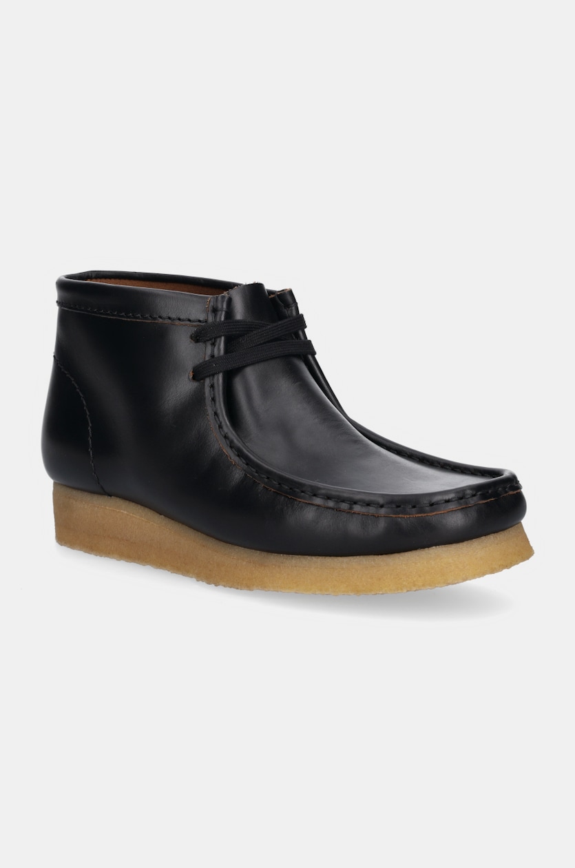 Clarks Originals suede shoes Wallabee Gore-Tex men's black color Clarks Originals suede shoes Wallabee Gore-Tex men's black color