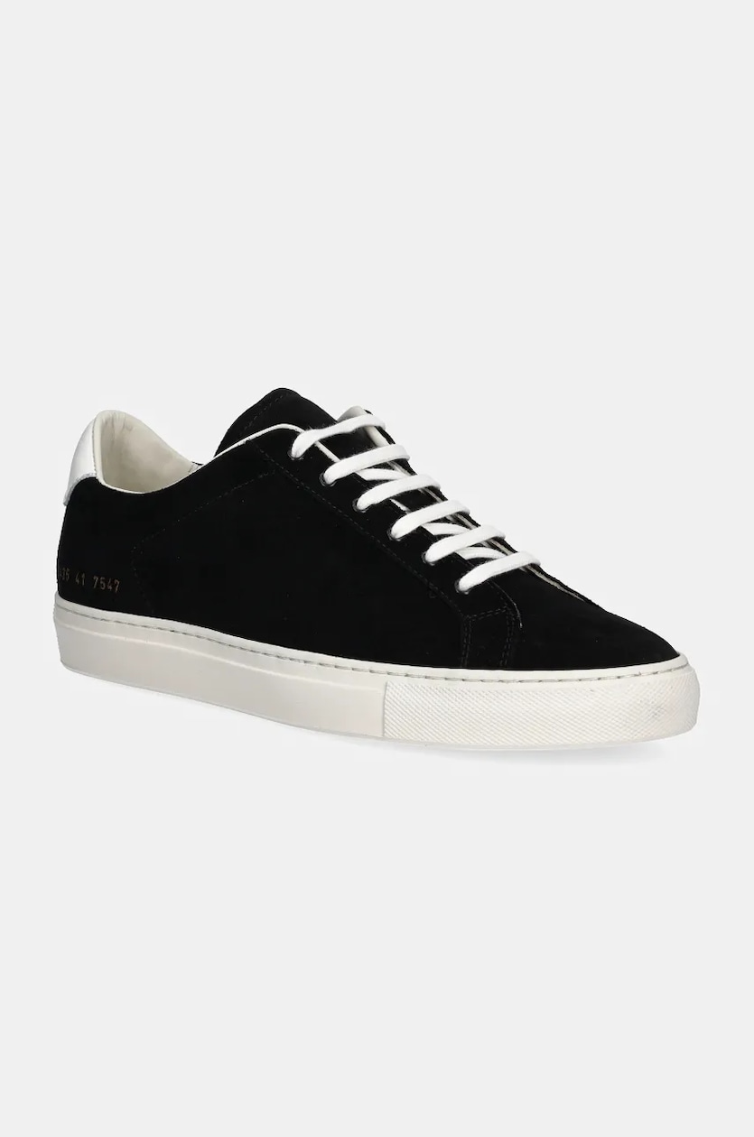 Common Projects shoes Retro in Suede men s black color 2435.7547