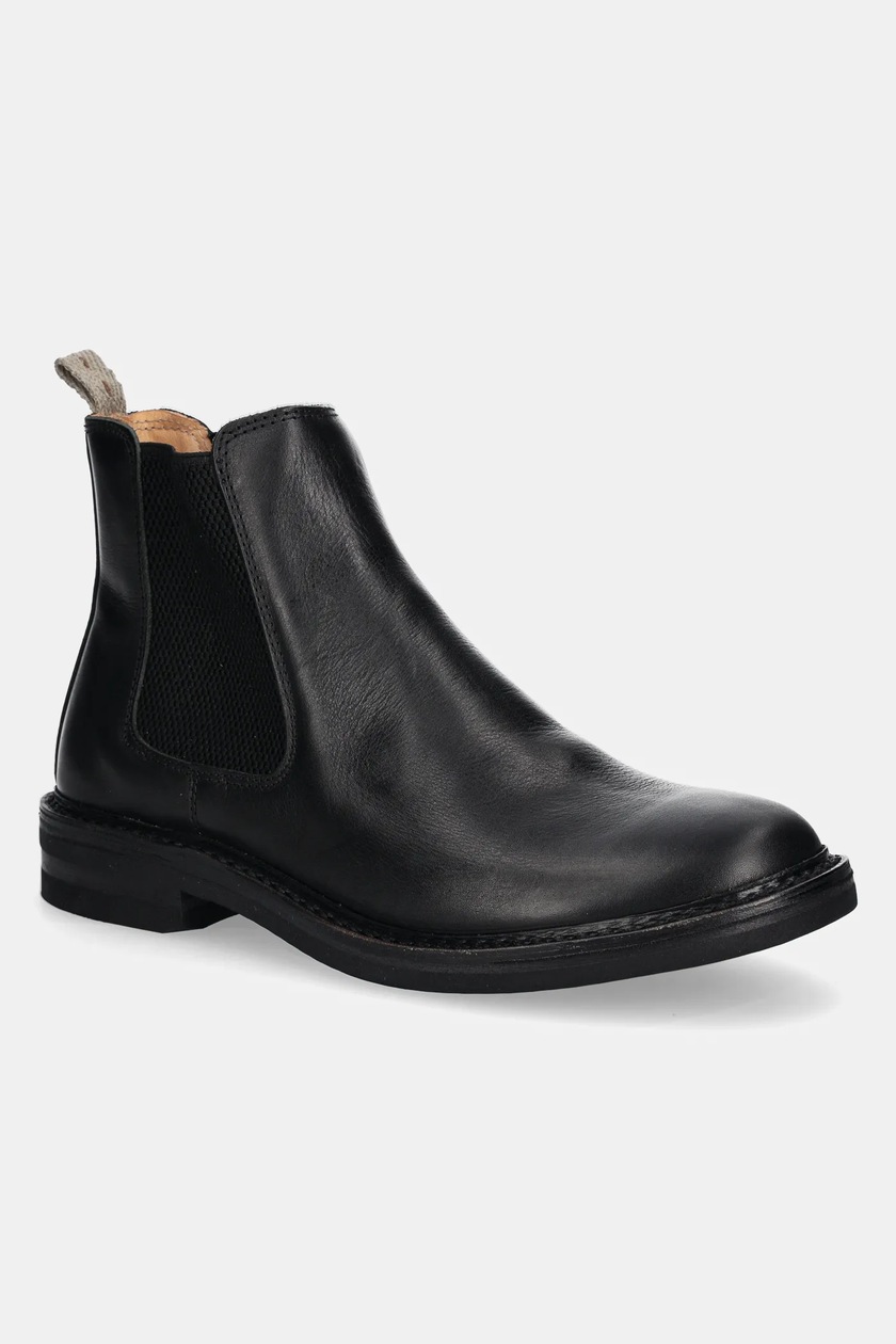 Astorflex leather chelsea boots Bitflex Rubber men's black color
