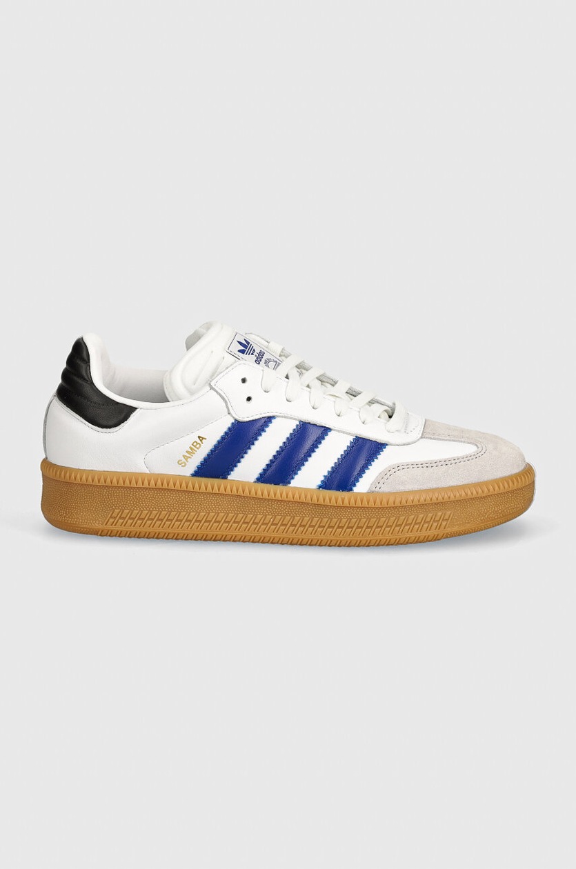 スニーカー adidas Samba XLG White Blue IE9182 Adidas Men's Samba XLG Shoes | TYLER'S