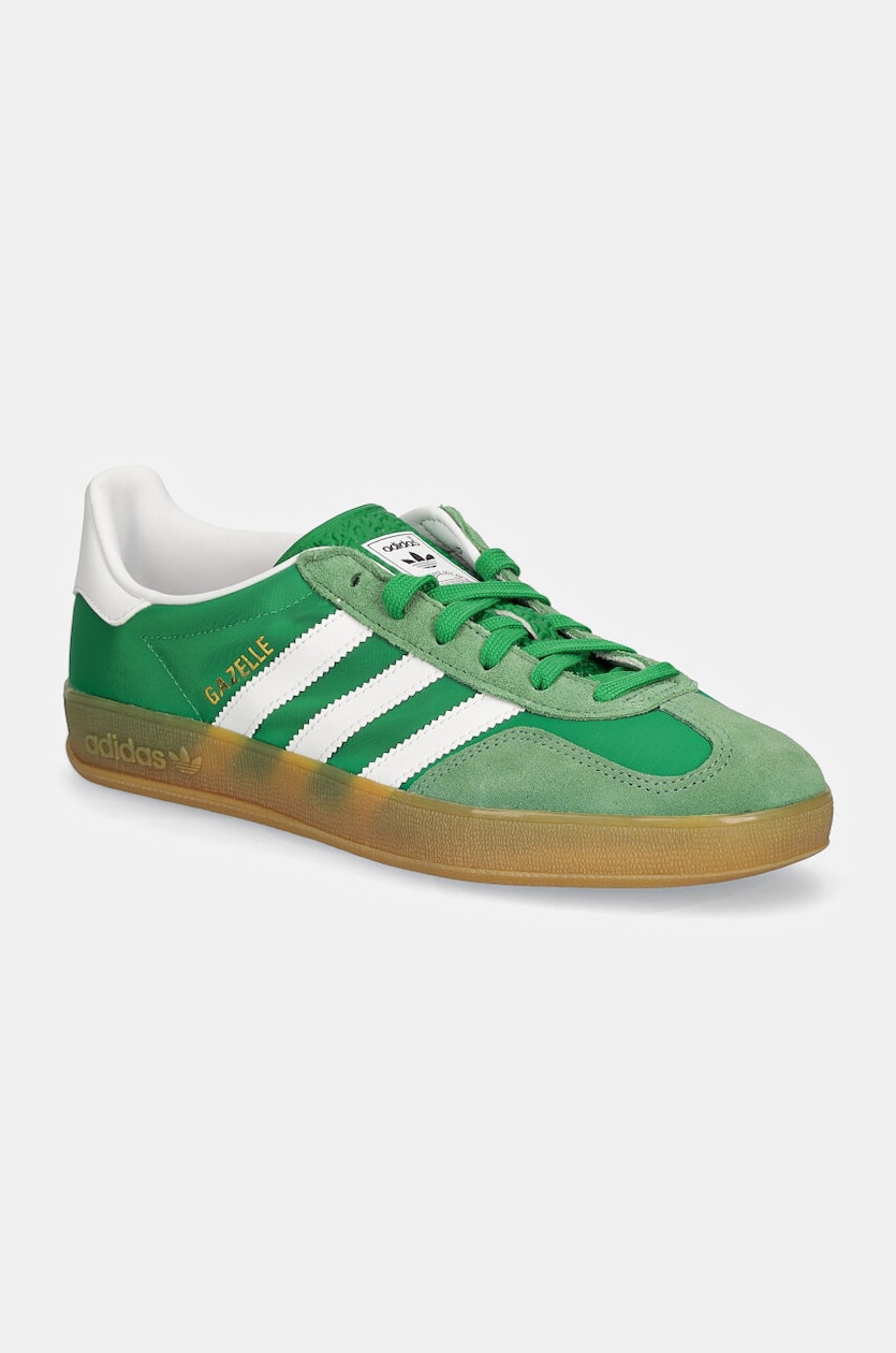 adidas Gazelle Indoor Green Gum IE6605 at PRM US adidas Gazelle Indoor Green Gum IE6605 at PRM US