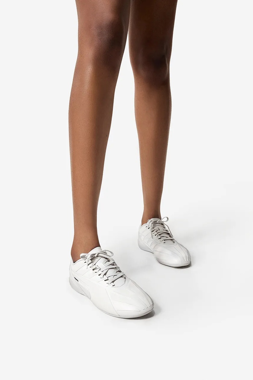 【 PUMA プーマ 】Speedcat x COPERNI スニーカー, White PUMA - x Coperni Speedcat Sneaker in White - 398650-WHT