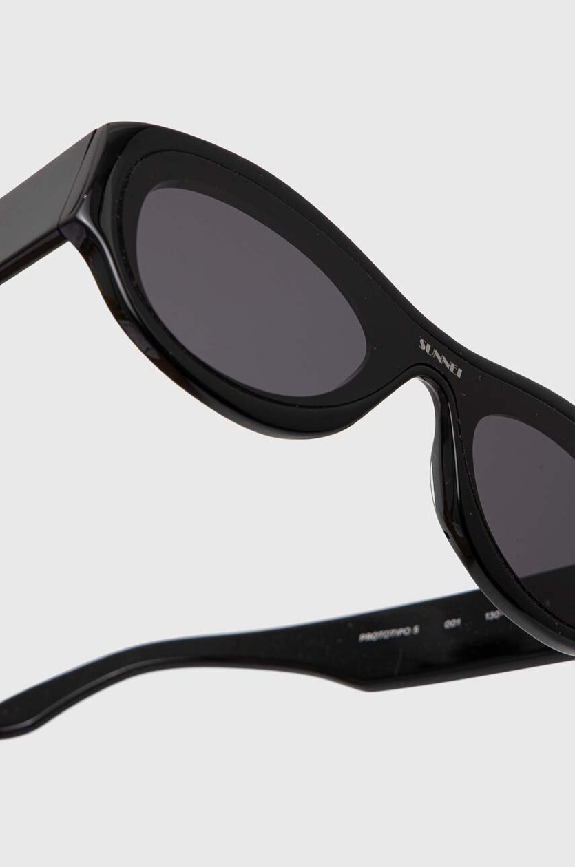 サングラス SUNNEI Woman Sunglasses Black MACCXEYW005D 001 Sunnei Prototipo 5 Unisex Sunglasses Black MACCXEYW005
