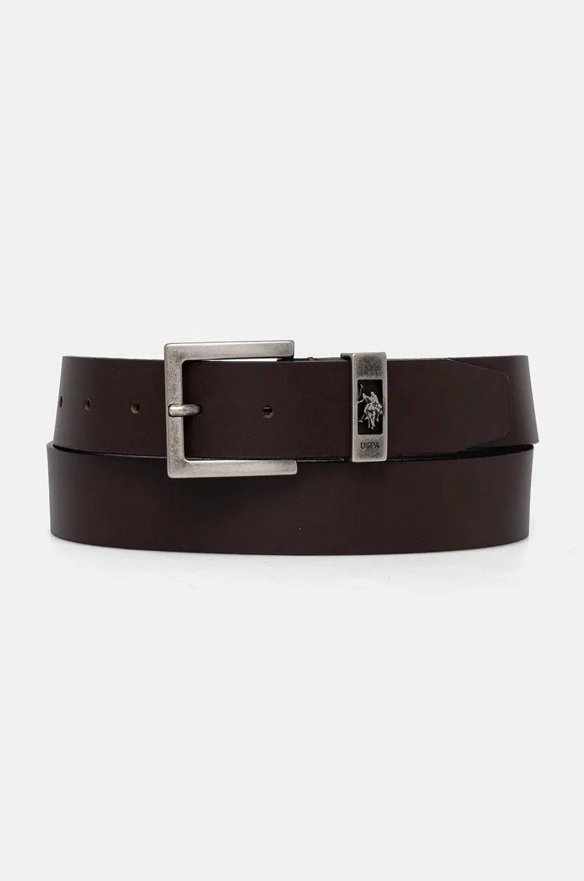 North Pole Cintura In Vera Pelle Unisex – Altezza 2,5 Cm – Accorciabile Con Vite – In Scatola Regalo Metallica (Colori Vari)