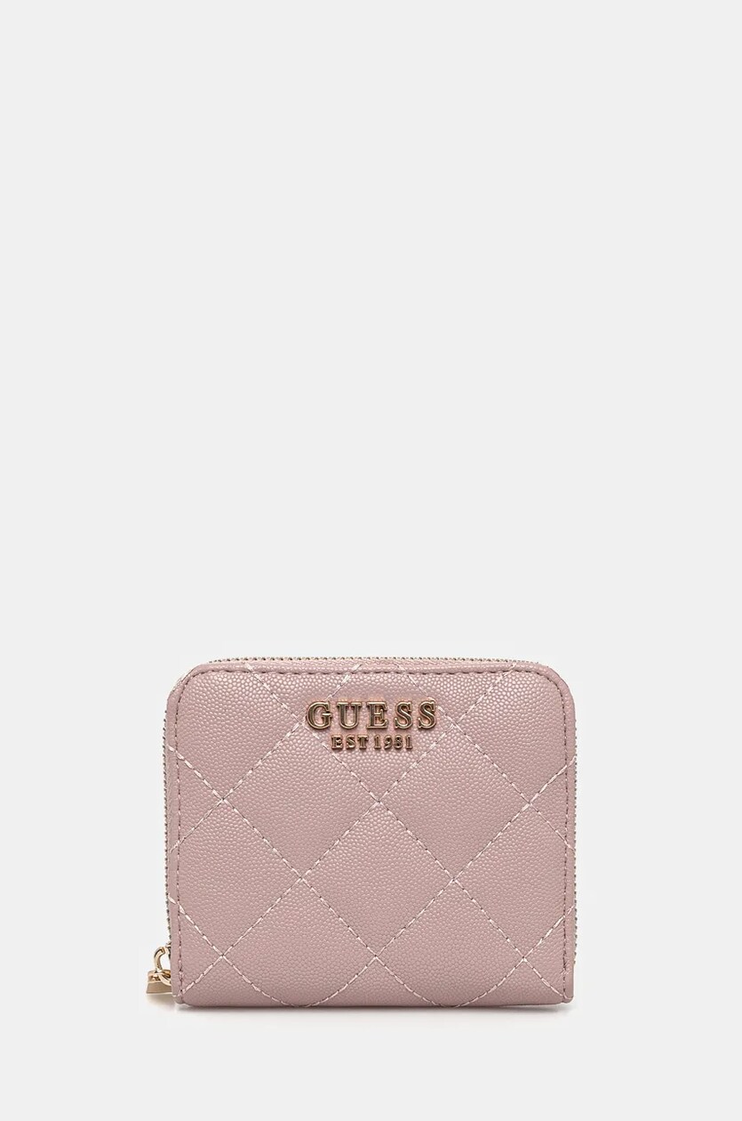 Portafoglio rosa guess new arrivals