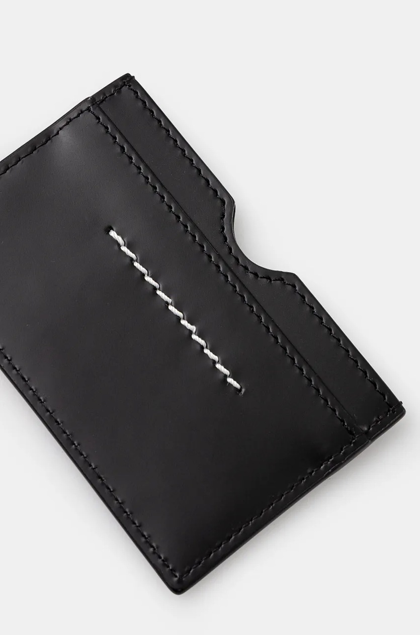 MM6 Maison Margiela 正規品関税込み CARD HOLDERS SA5UI0019 MM6 Maison Margiela leather card holder black color