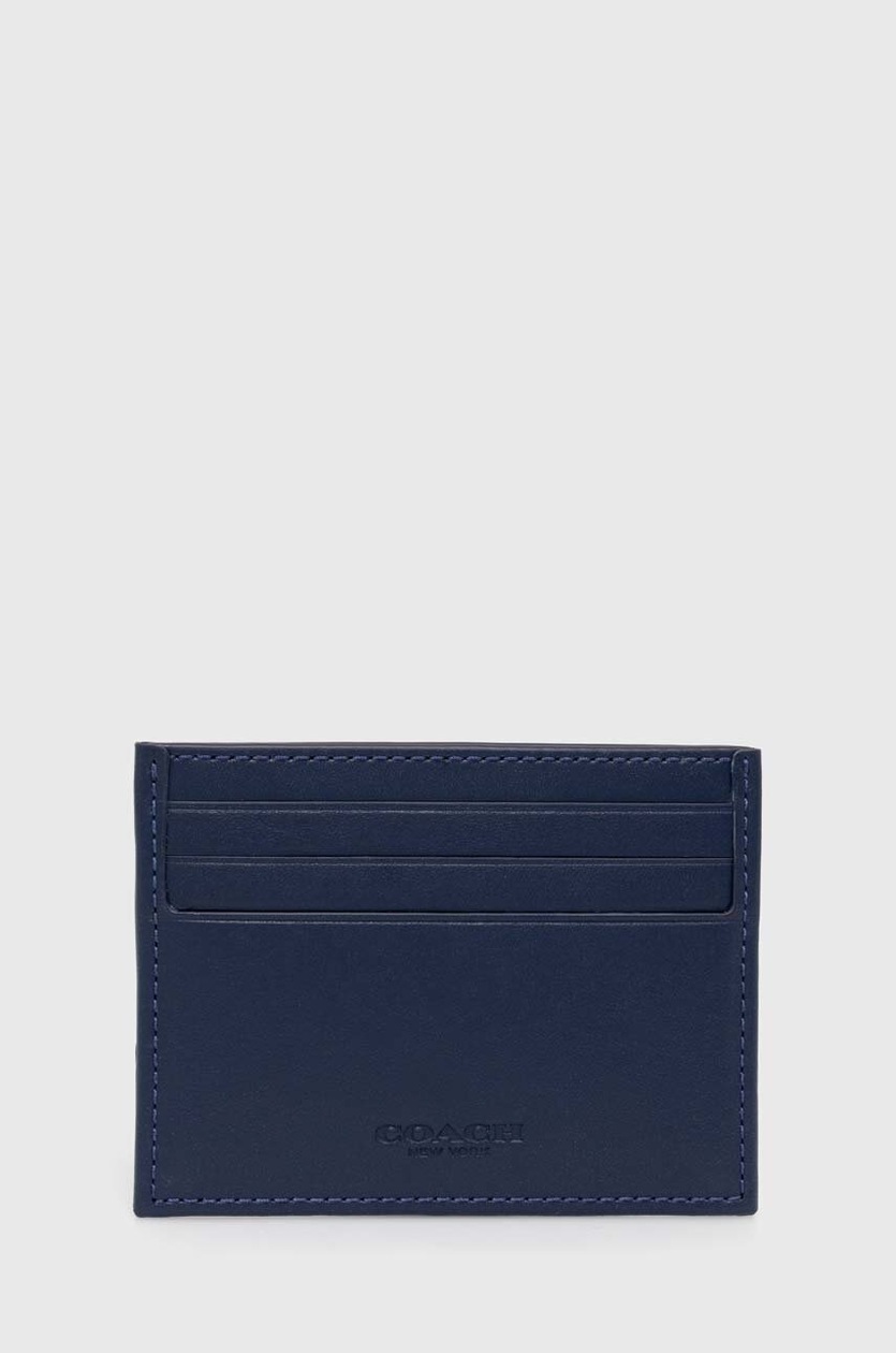 Coach portacarte in pelle