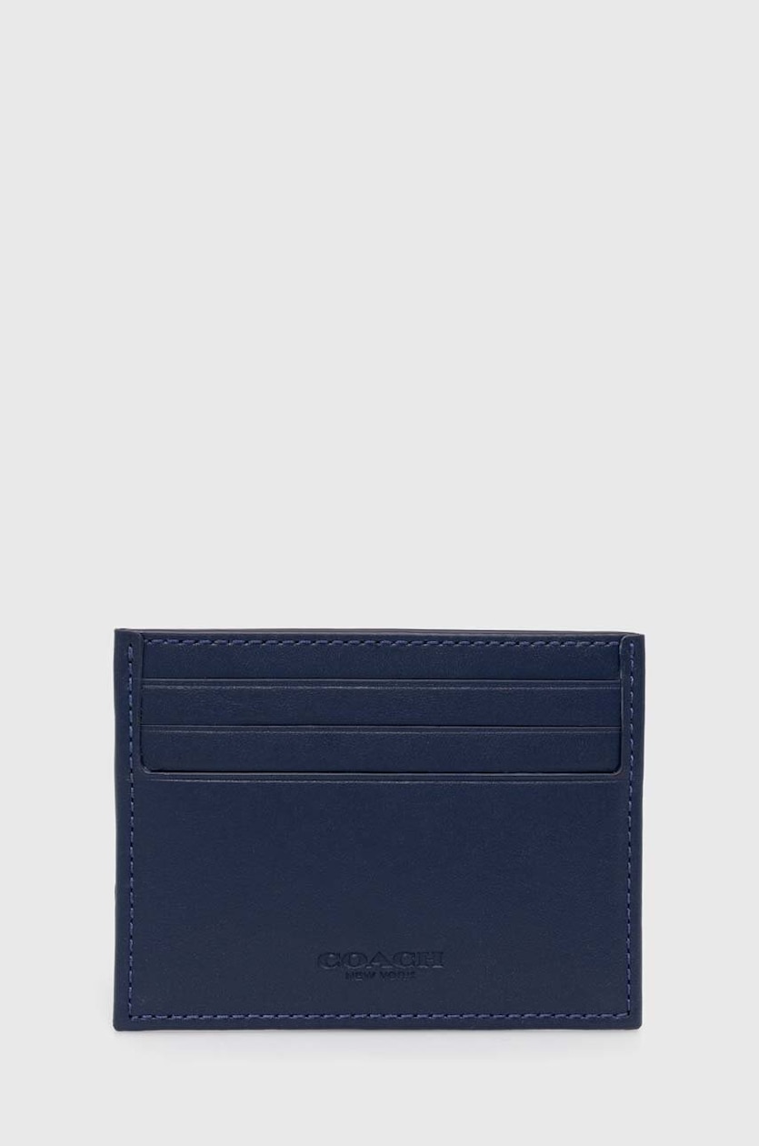 Coach portacarte in pelle