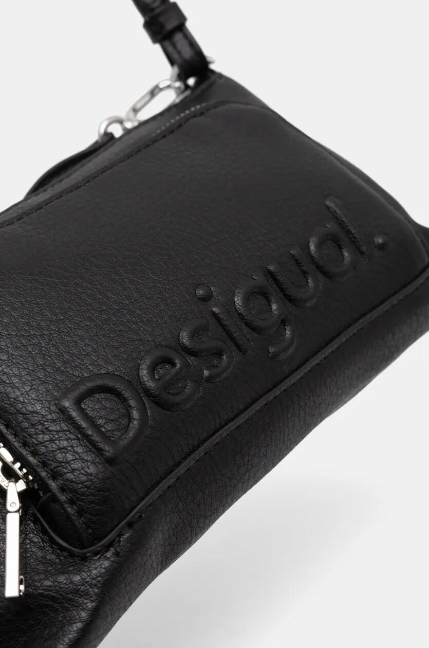 Desigual torebka HALF LOGO FW24 MONIC kolor czarny 24WAYP02