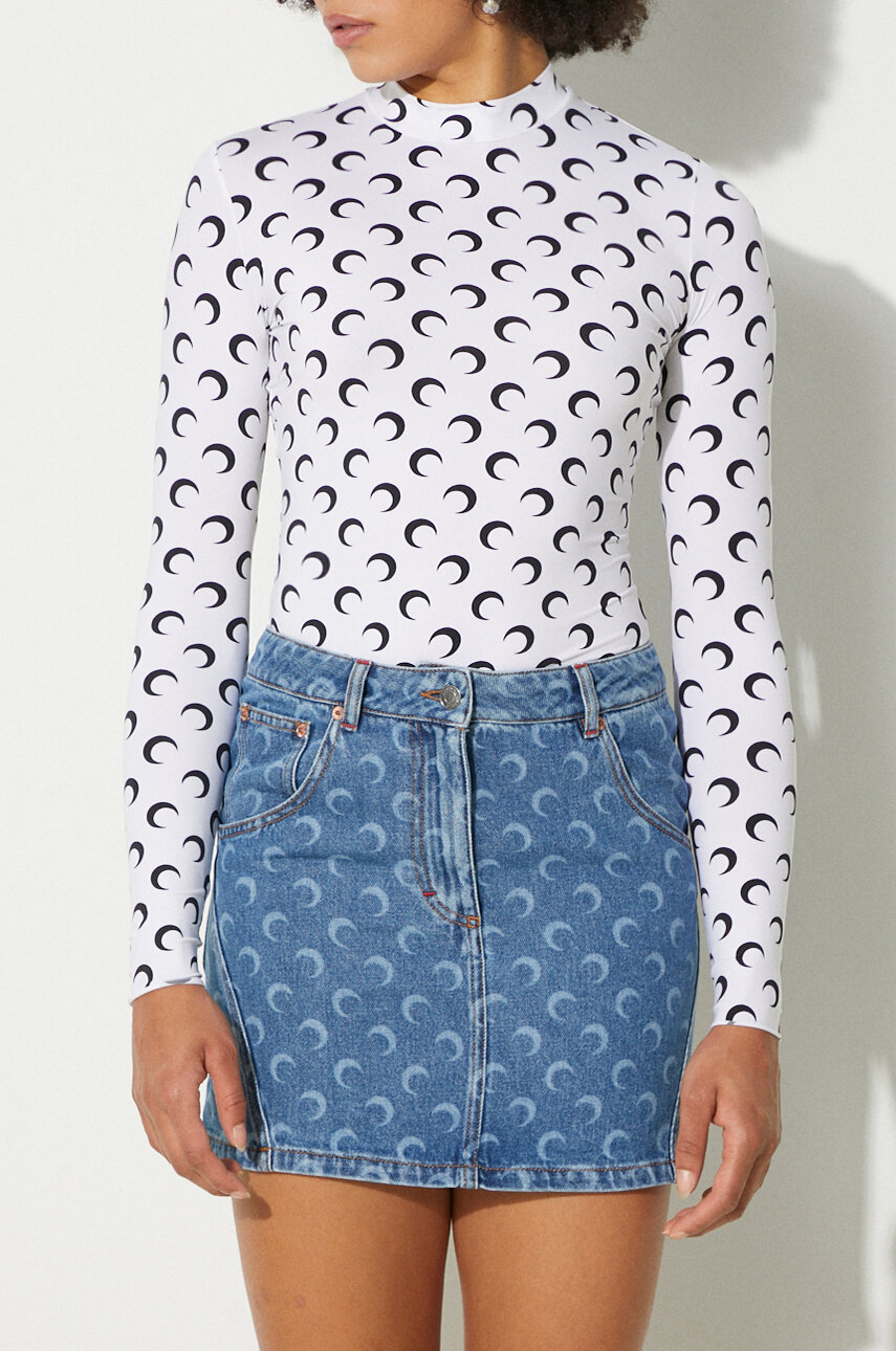 Marine Serre denim skirt Moon Laser Denim Mini Skirt PRM EU Marine Serre denim skirt Moon Laser Denim Mini Skirt PRM EU