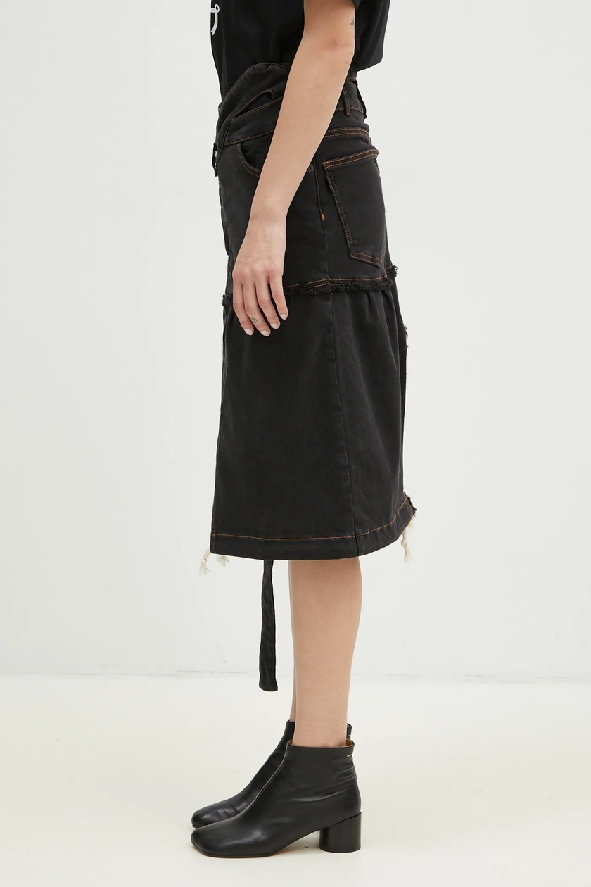 Ottolinger denim skirt Signature Wrap Denim Skirt PRM EU