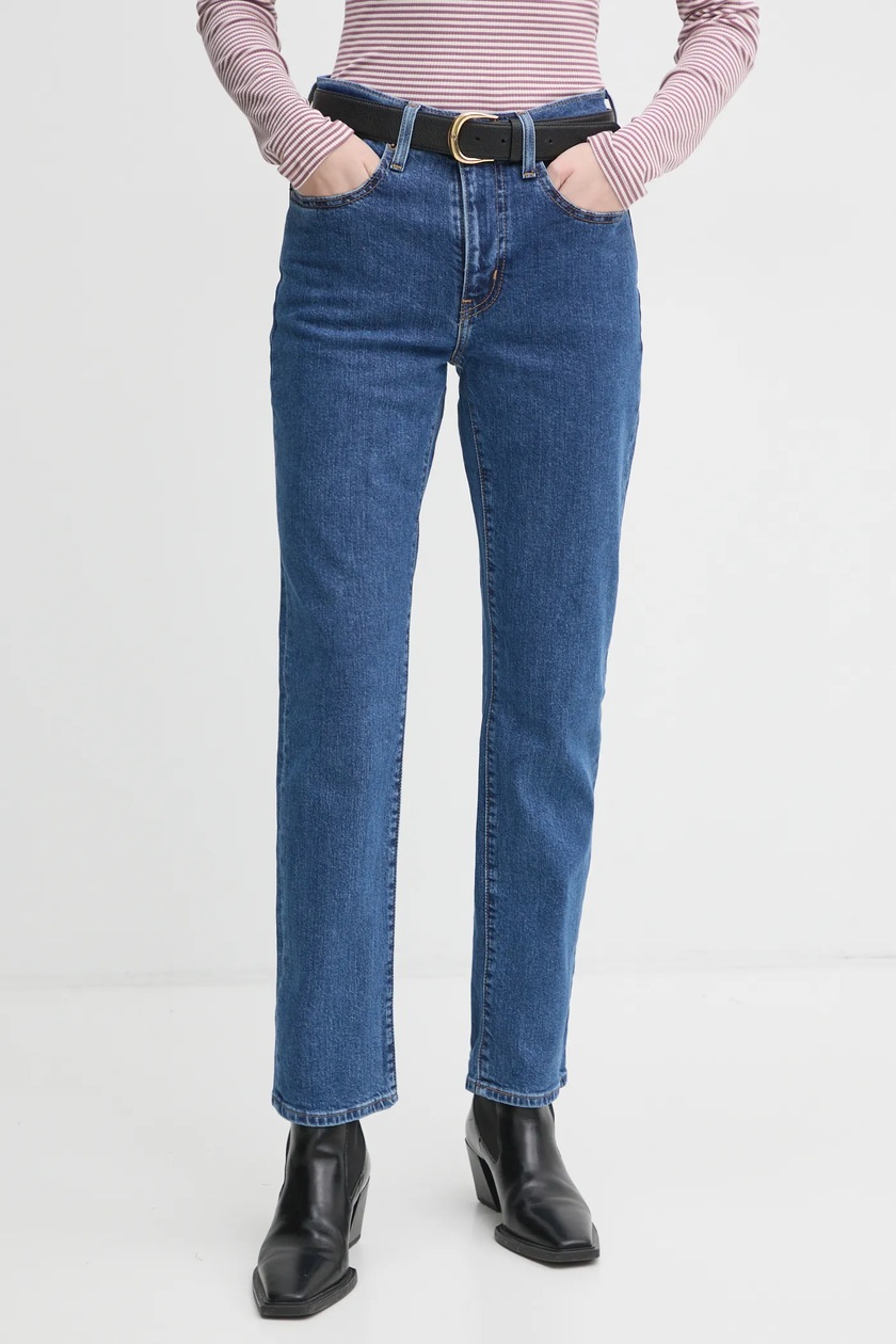 Levi's® 724 High Rise Straight Bogota Vision L.30 - Pantaloni Donna Blu | Nencini Sport