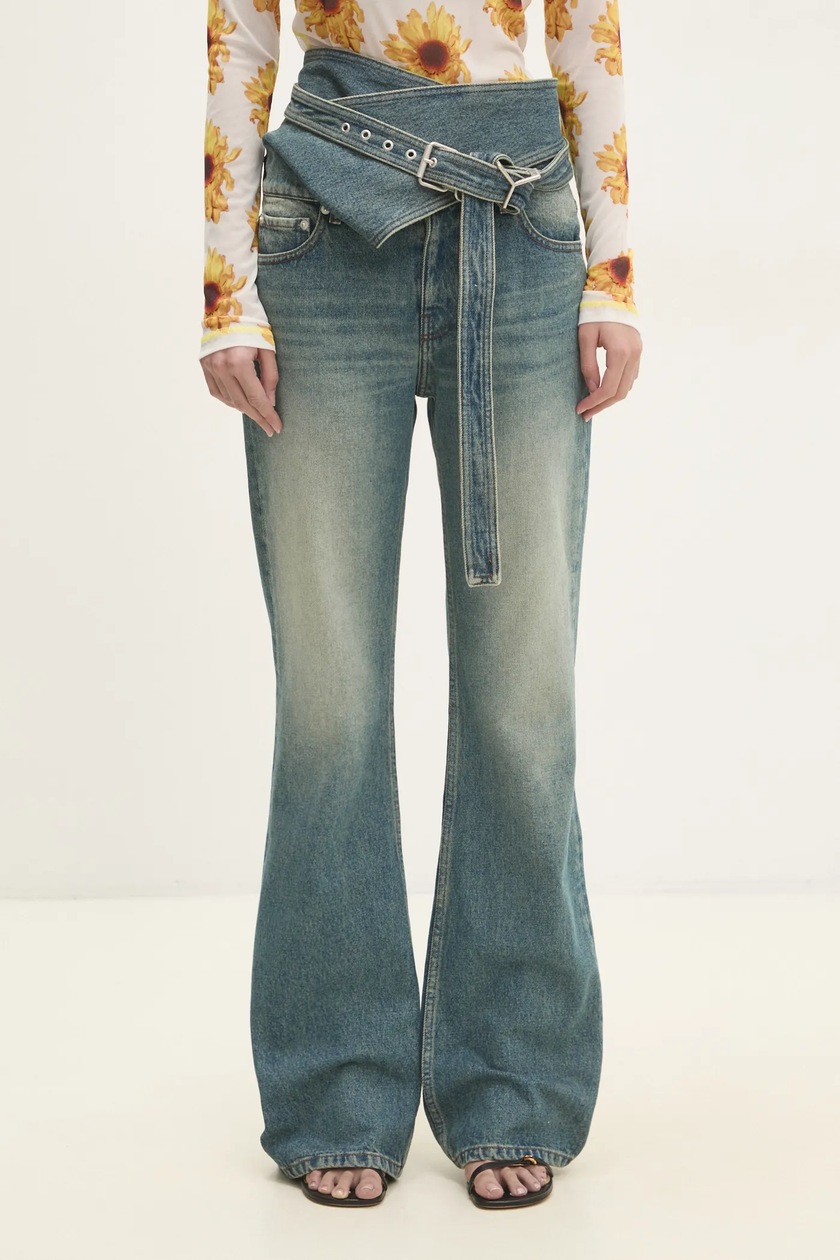 デニム・ジーパン Y PROJECT 'Evergreen Hook and Eye' jeans Y/Project jeans EVERGREEN HOOK AND EYE SLIM JEANS women's