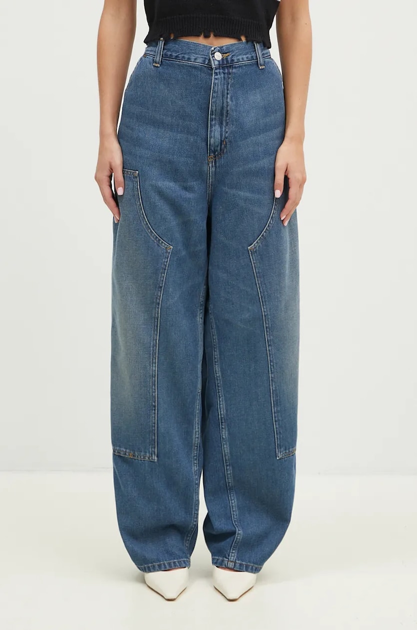 Carhartt WIP jeans Brandon Double Knee Pant women's I034229 Carhartt WIP jeans Brandon Double Knee Pant women's I034229