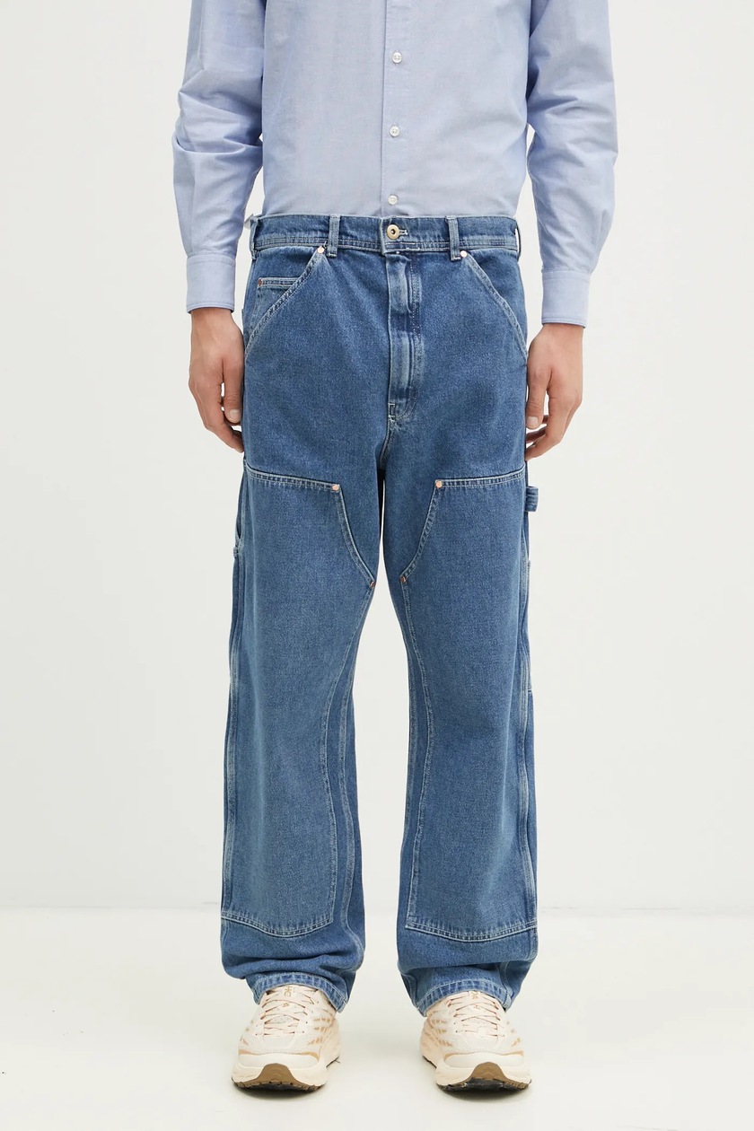 Marine Serre jeans Moon Laser Denim Curved Jeans PRM EU