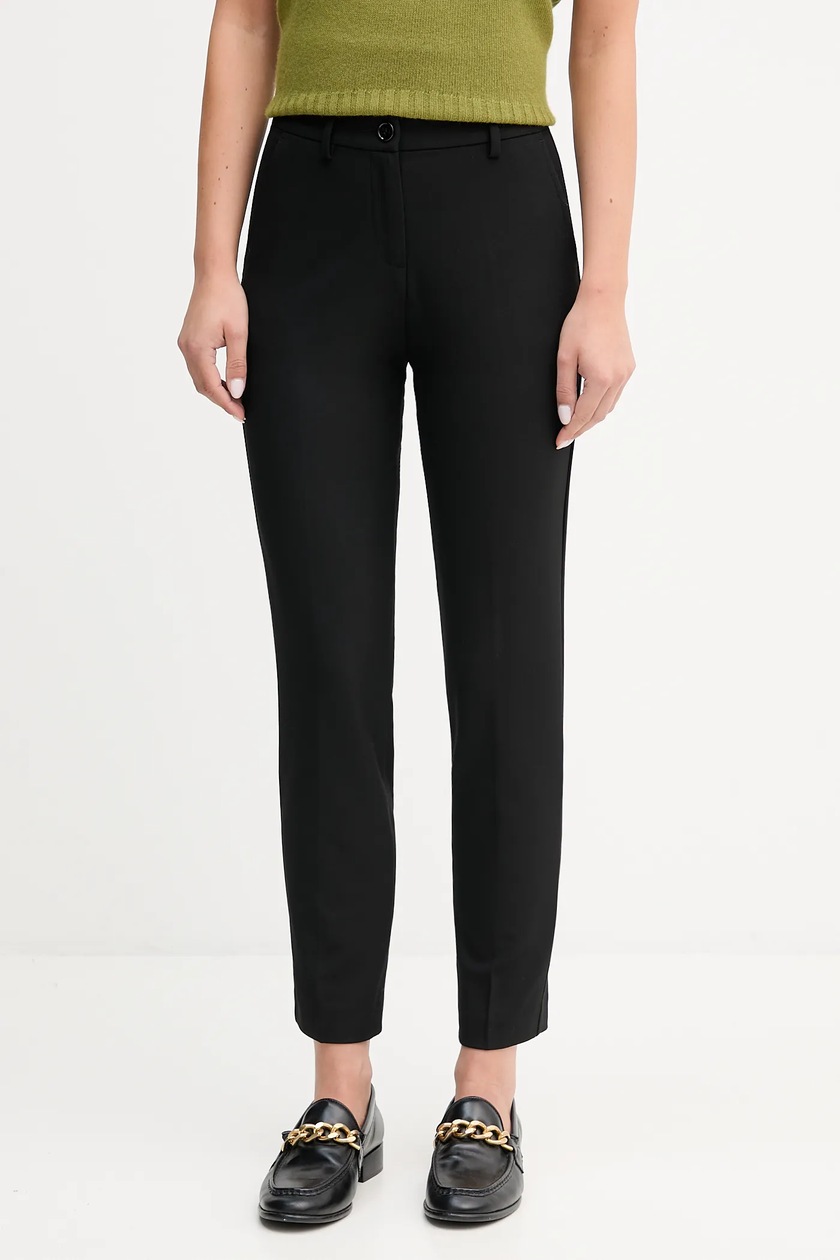 Pantalone Denim Stretch United Colors Of Benetton - Marine Fit Gamba Ampia, Lavaggio Stone Washed - 6