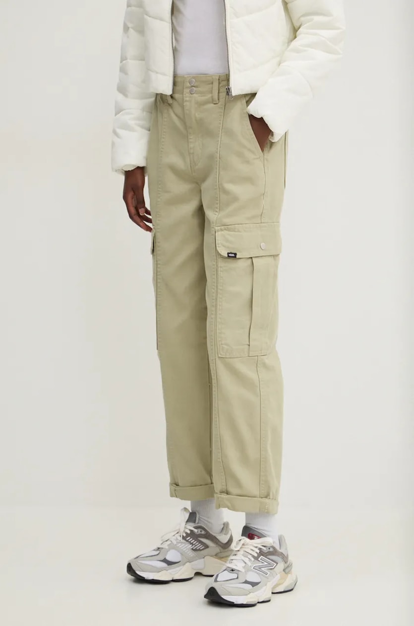 Pantaloni vans donna verde on sale
