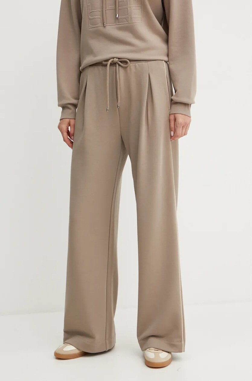 Max Mara Leisure pantaloni della tuta colore grigio 2426786068600