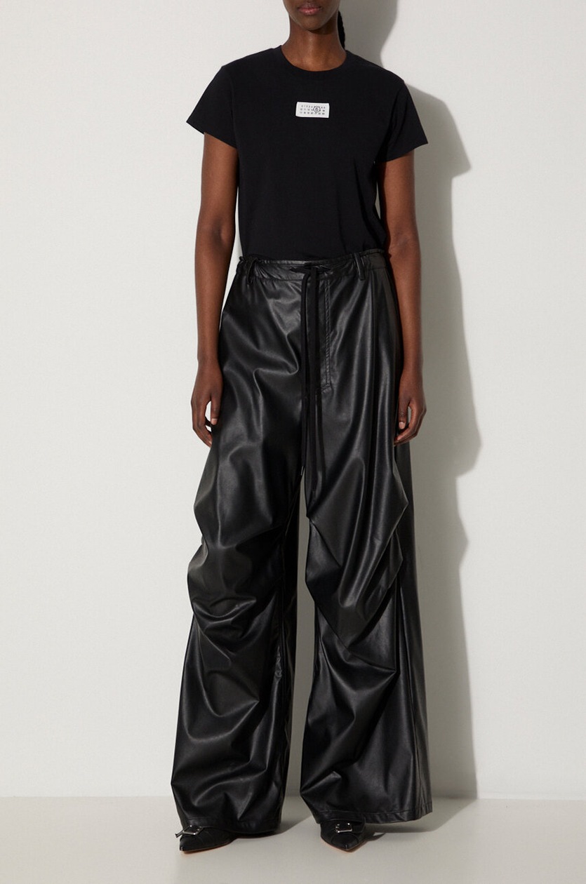 パンツ MM6 MAISON MARGIELA Woman Pants Black S52KA0529M35244 900 MM6 Maison Margiela trousers women's black color S52KA0510