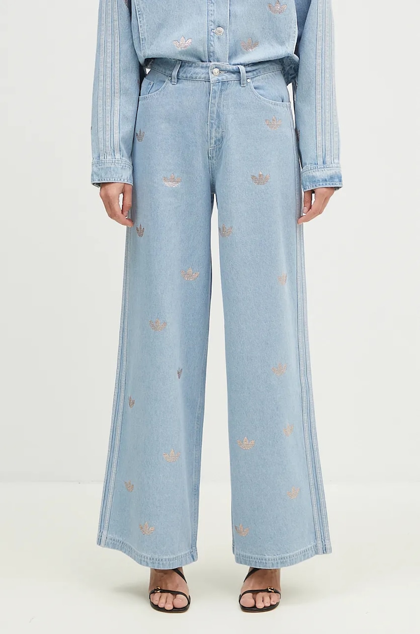 adidas Originals jeans Femme Galore Denim Rhinestone Pants adidas Originals jeans Femme Galore Denim Rhinestone Pants