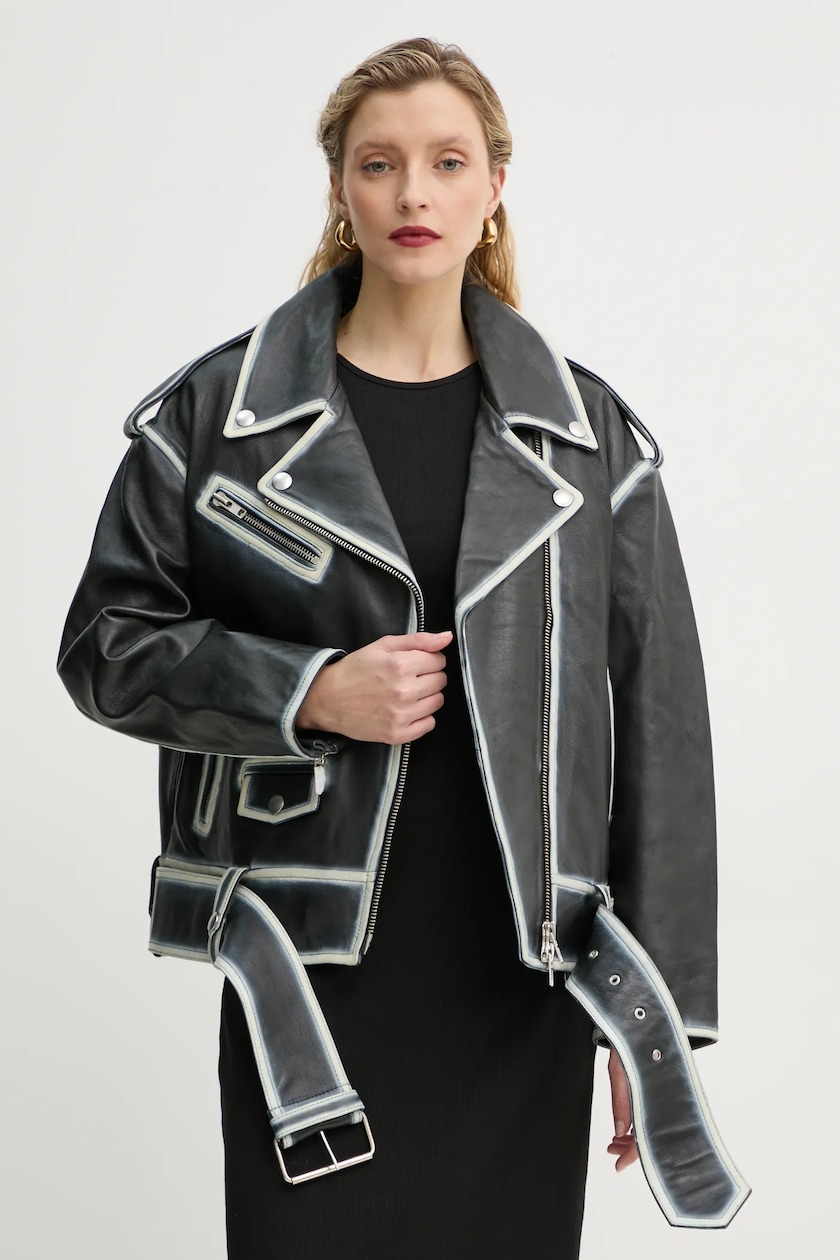 アイレネIRENE SILKY LEATHER SHIRT JACKET 美品 Stand Studio アイレネIRENE SILKY LEATHER SHIRT JACKET 美品 Stand Studio
