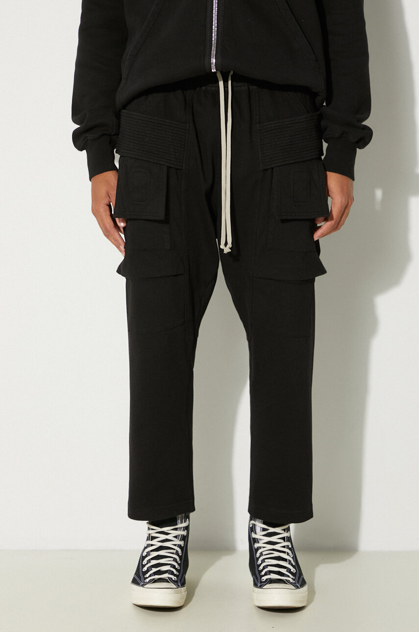 Rick Owens cotton joggers Creatch Cargo Cropped Drawstring Rick Owens cotton joggers Creatch Cargo Cropped Drawstring