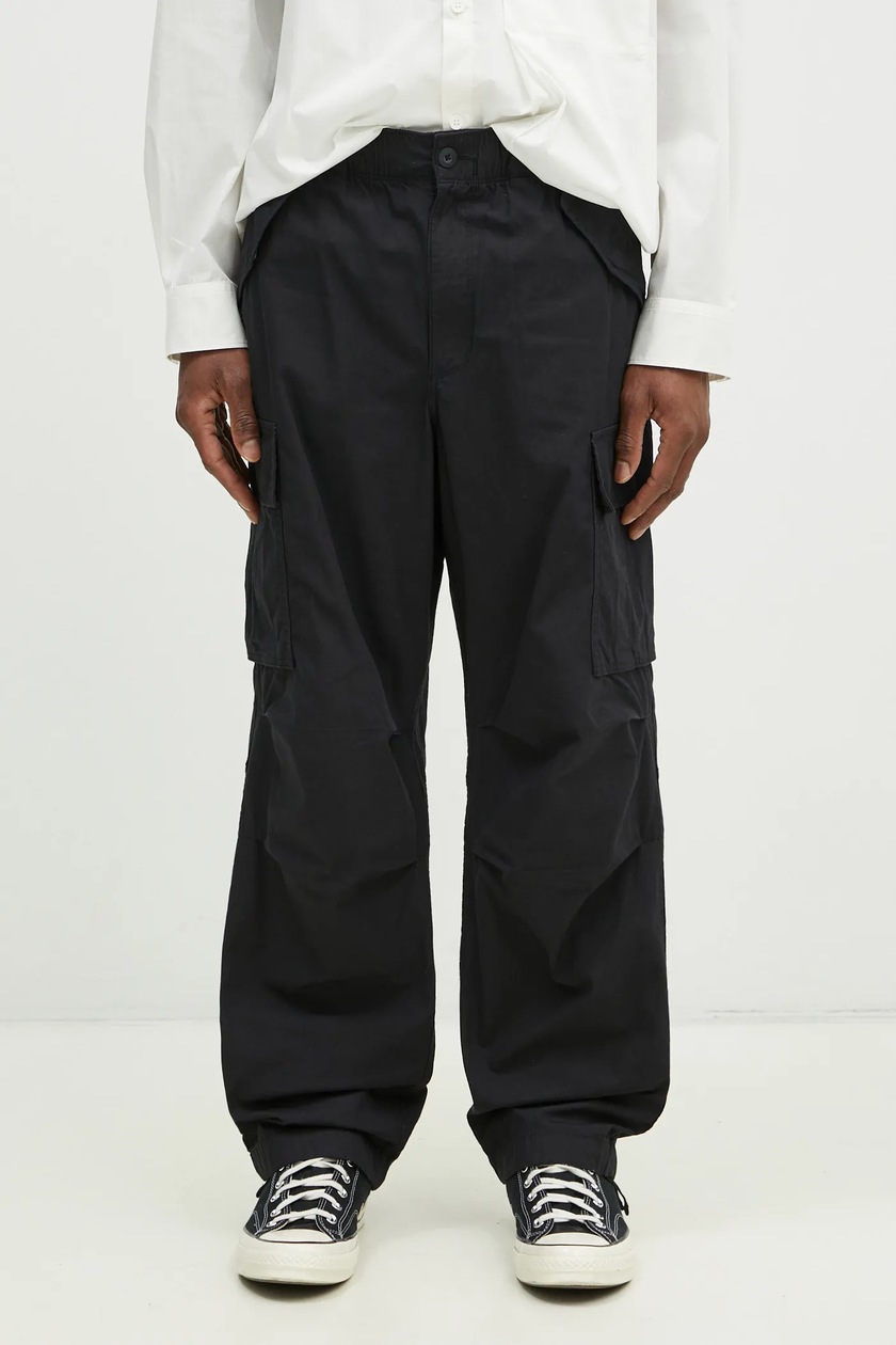 ◆THE MUSEUM VISITOR◆ HEART CARGO COTTON PANTS BLACK 13273 CC12628-BLACK1.jpg?v=