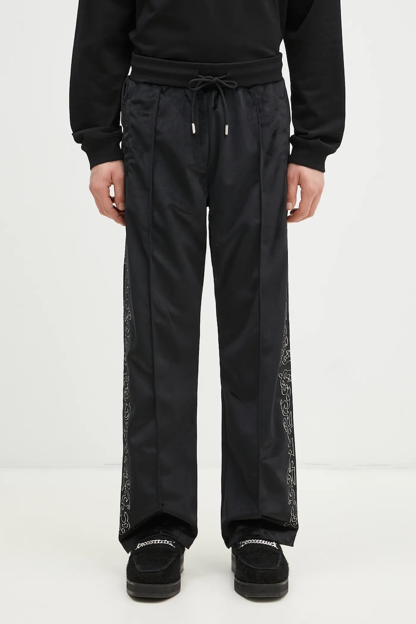 PLEASURES joggers Onyx Sweatpants black color P24SP012.BLACK