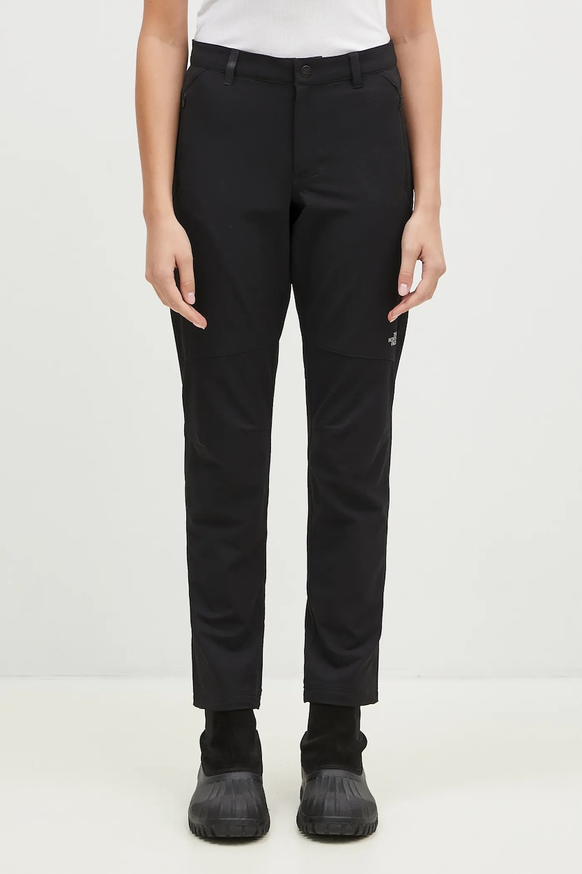 The North Face trousers Quest Softshell Pant black color NF0A4M774H01 at PRM US