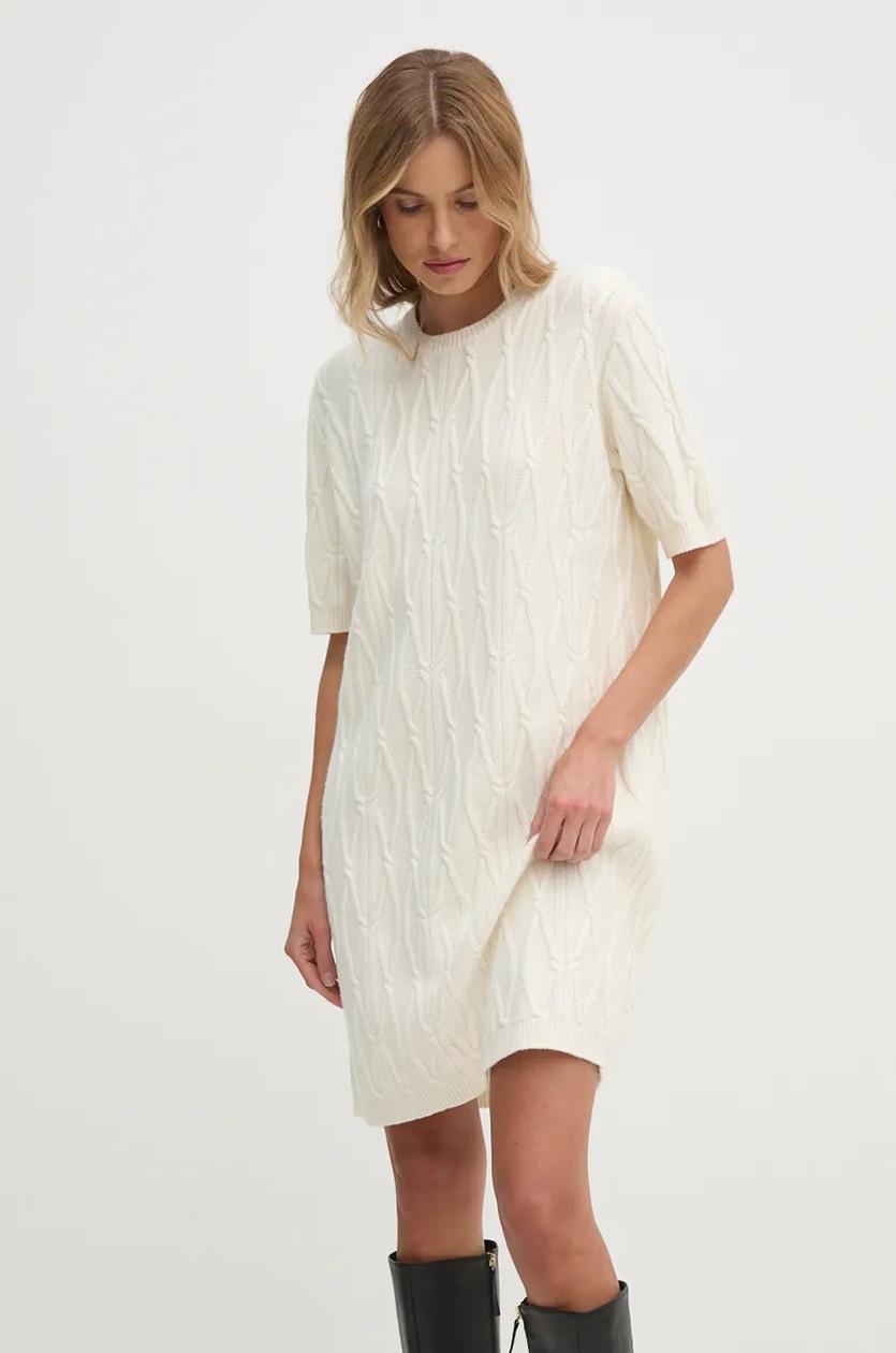 United Colors of Benetton vestito con aggiunta di lana