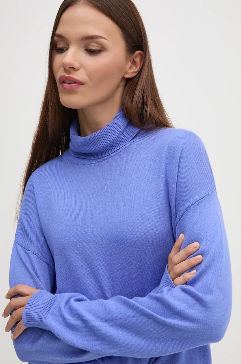 Maglioni collo alto benetton on sale