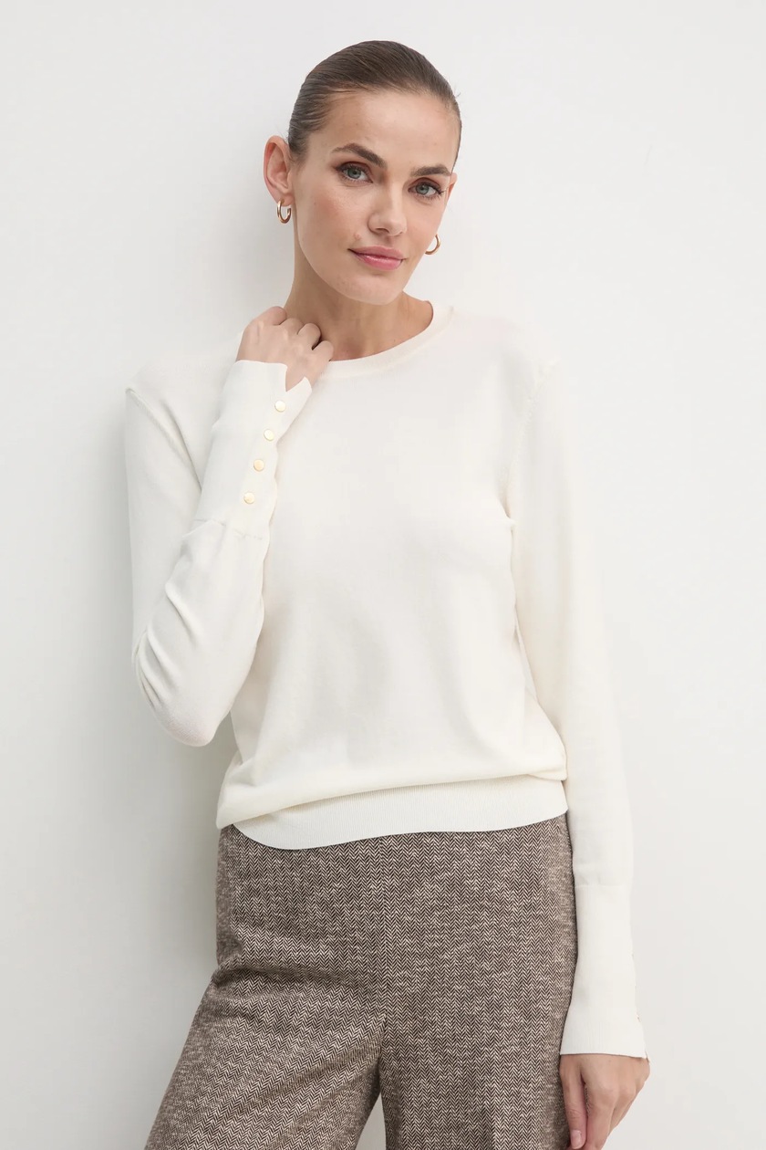 Maglione Donna UNITED COLORS OF BENETTON - In Lana 100%, Scollo A Barchetta, Morbido E Caldo - Foto 11