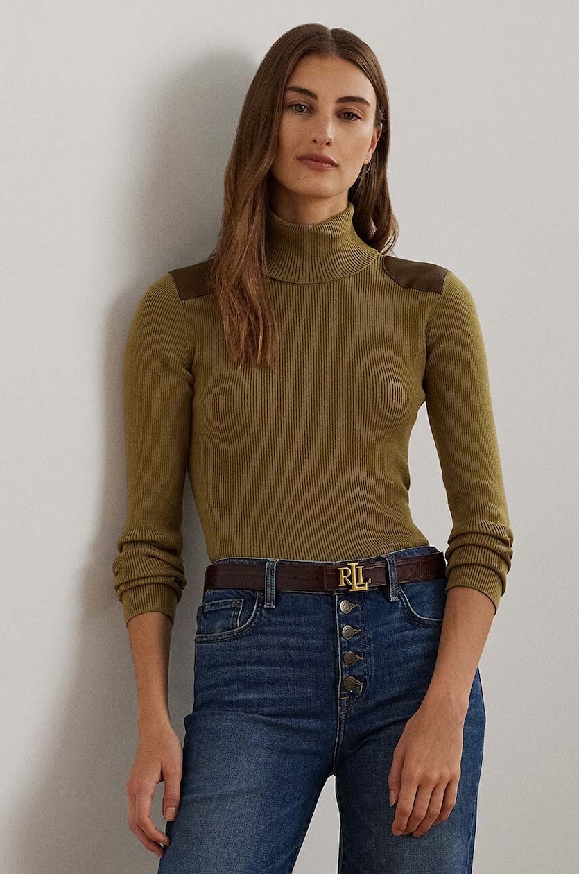 Ralph Lauren Maglioncino Marrone Donna Lauren Ralph Lauren Maglione